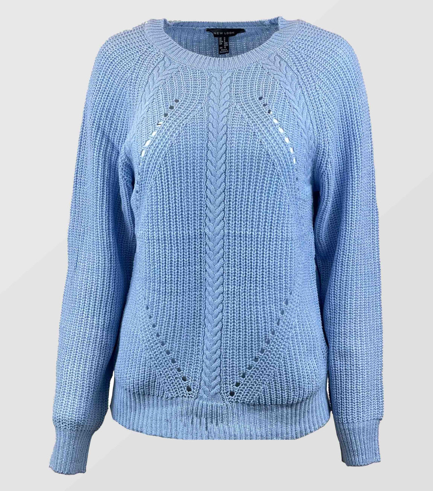 Womens Cable Knit Chunkey Knit Pullover
