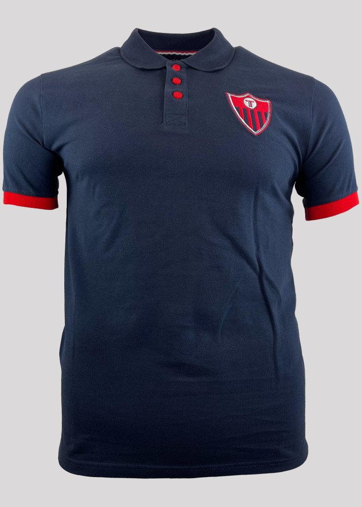 MENS SHORT SLEEVE POLO SHIRT WITH EMBROIDERY ON CHEST & SLEEVE THIRTY THREE