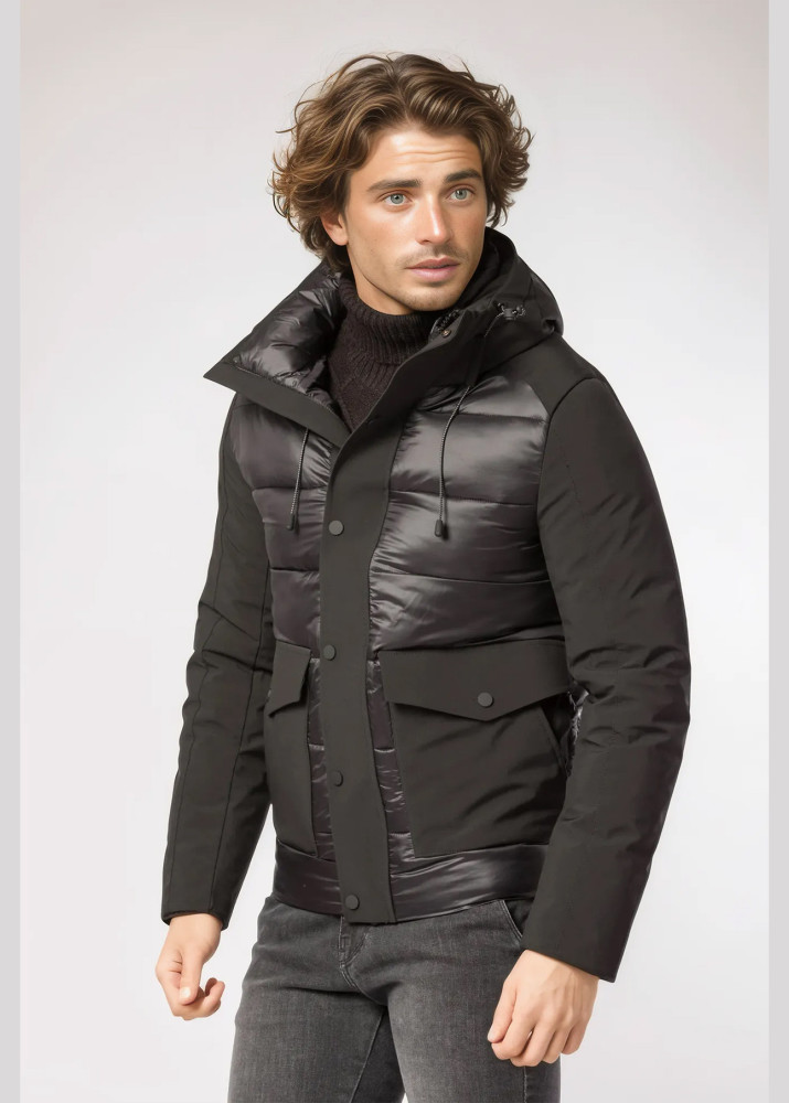 Men's Puff Down Jacket with Hood